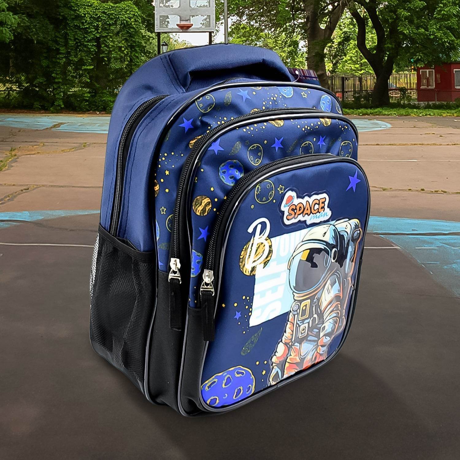5 in 1 School Bag Includes lunch bag, 14 inch School Bags, water bottle & pencil case in box packing (1 Set / Mix Color)) - infinityexculsivestore.com