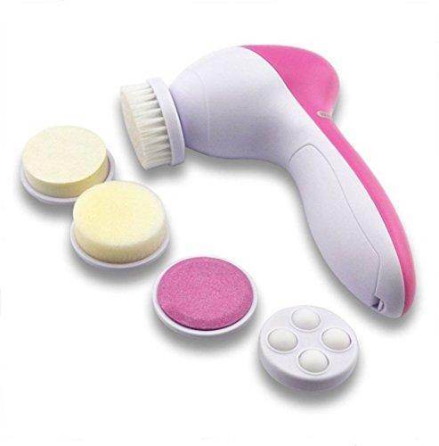 5-in-1 Smoothing Body & Facial Massager (Pink) - infinityexculsivestore.com