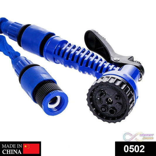 50 Ft Expandable Hose Pipe Nozzle For Garden Wash Car Bike With Spray Gun - infinityexculsivestore.com
