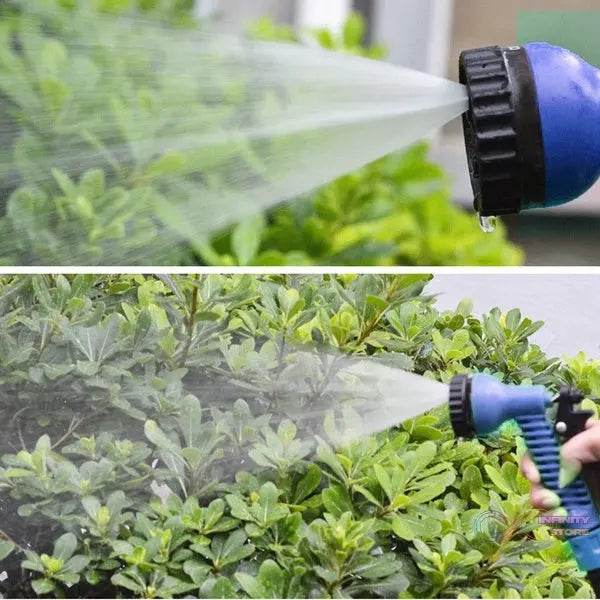 50 Ft Expandable Hose Pipe Nozzle For Garden Wash Car Bike With Spray Gun - infinityexculsivestore.com