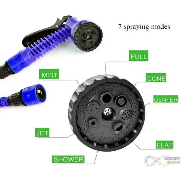 50 Ft Expandable Hose Pipe Nozzle For Garden Wash Car Bike With Spray Gun - infinityexculsivestore.com