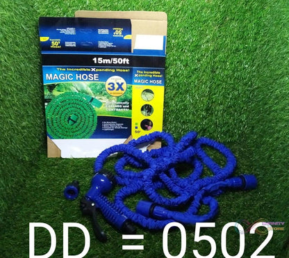 50 Ft Expandable Hose Pipe Nozzle For Garden Wash Car Bike With Spray Gun - infinityexculsivestore.com