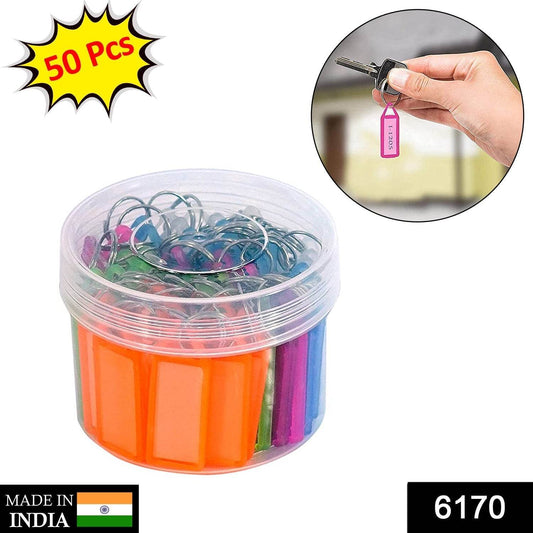 50Pc Keychain Tag Label Used For Decorative Purpose On Keys And All. - infinityexculsivestore.com