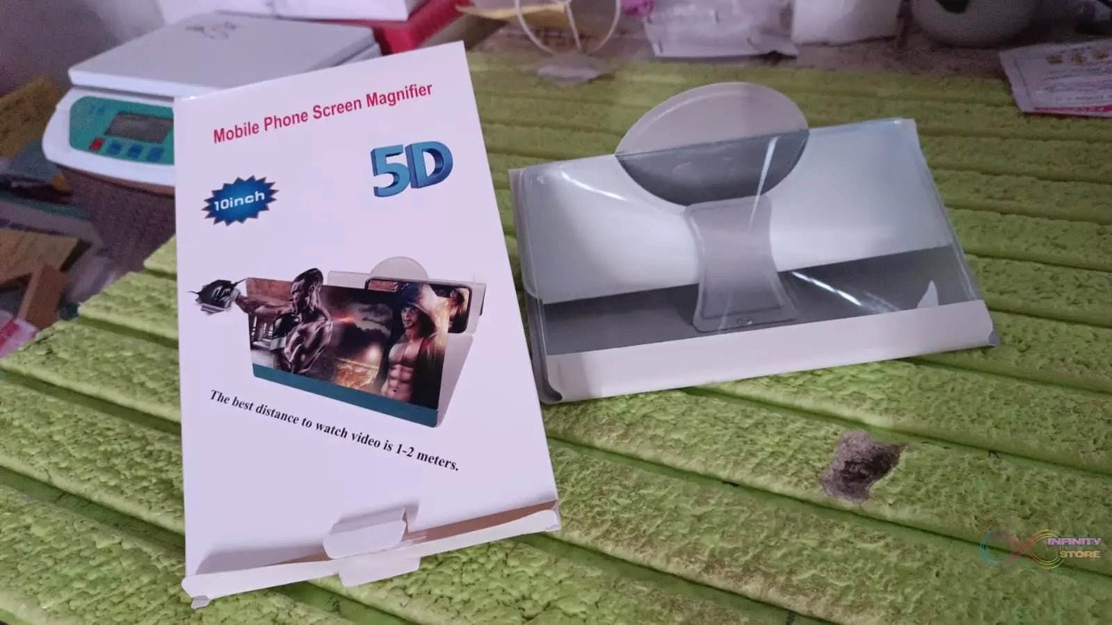 5D HD Mobile Phone Screen Magnifier Amplifier (1 Pc / 10 Inch) - infinityexculsivestore.com