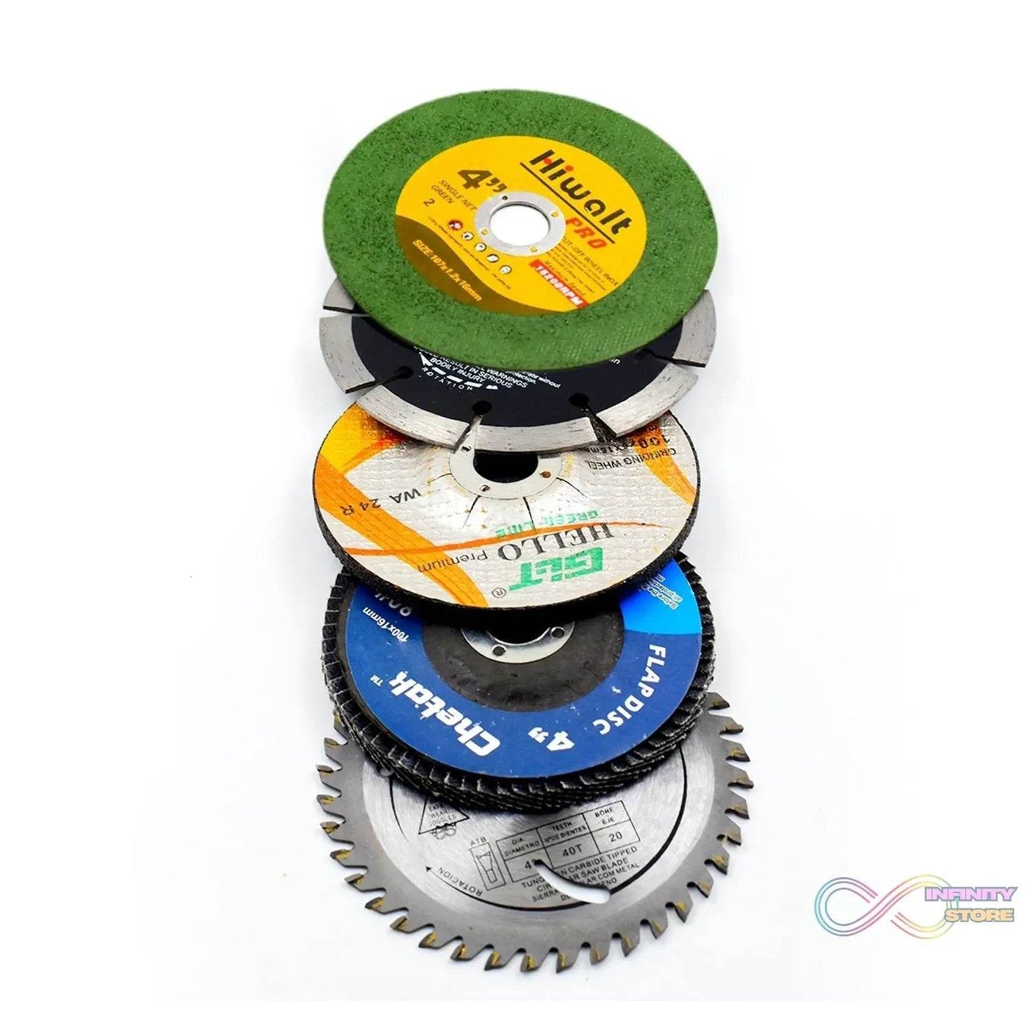 5Pc Grinding Wheel Set For Cutting Wooden Or Marbles - infinityexculsivestore.com