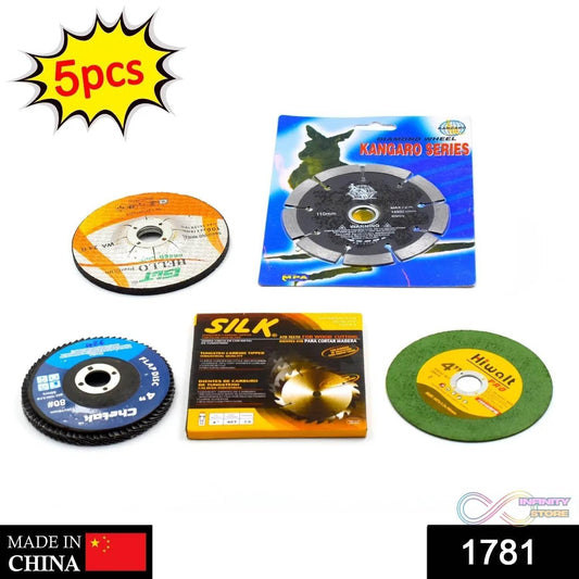 5Pc Grinding Wheel Set For Cutting Wooden Or Marbles - infinityexculsivestore.com