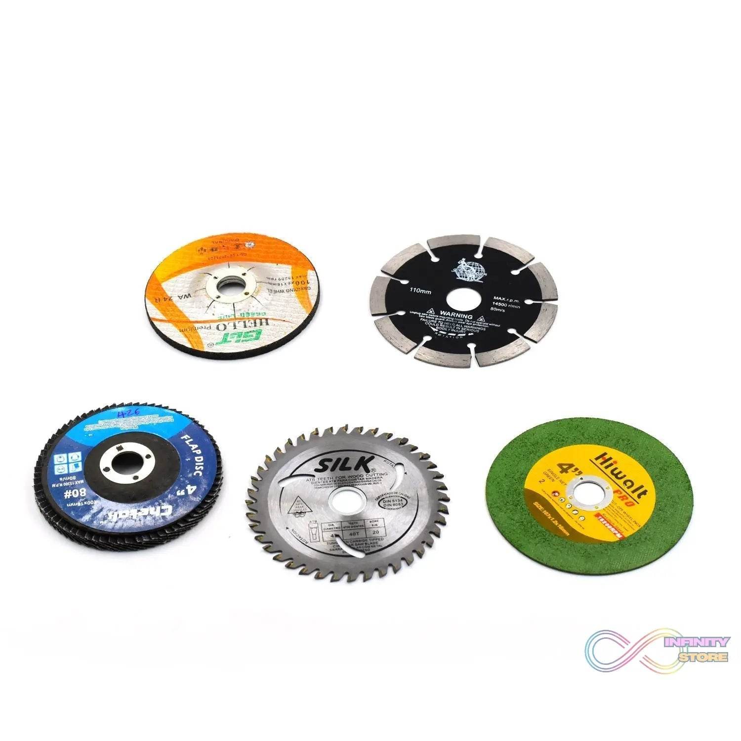 5Pc Grinding Wheel Set For Cutting Wooden Or Marbles - infinityexculsivestore.com