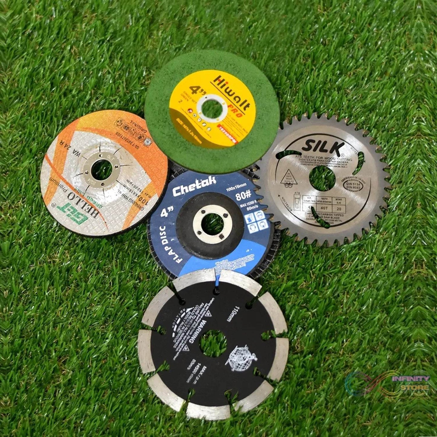 5Pc Grinding Wheel Set For Cutting Wooden Or Marbles - infinityexculsivestore.com