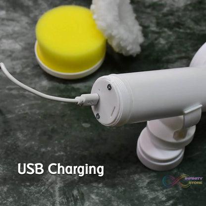 5in1 Home Kitchen Electric Cleaning Brush, Electric Spin Scrubber - infinityexculsivestore.com