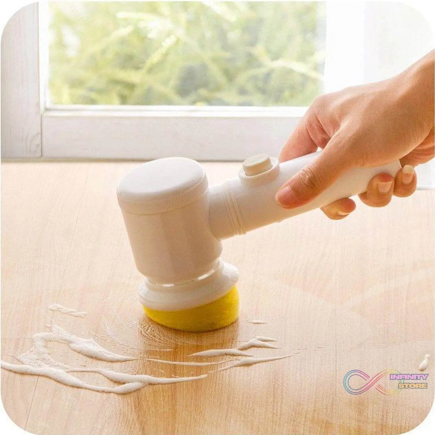 5in1 Home Kitchen Electric Cleaning Brush, Electric Spin Scrubber - infinityexculsivestore.com