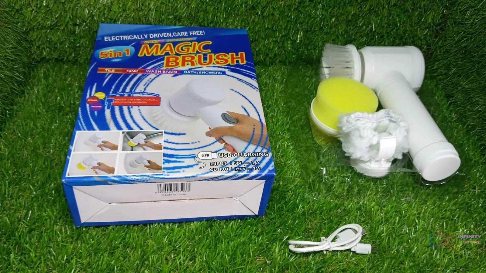 5in1 Home Kitchen Electric Cleaning Brush, Electric Spin Scrubber - infinityexculsivestore.com