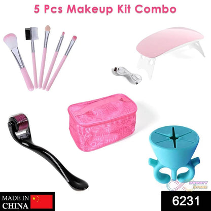 5pc Makeup tools kit for girls and women - infinityexculsivestore.com