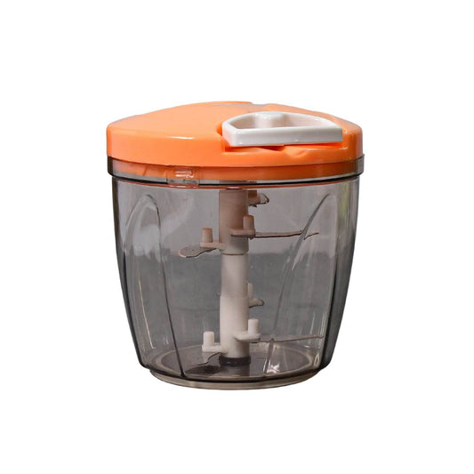 6 BLADE 2IN1 MANUAL FOOD CHOPPER, COMPACT & POWERFUL HAND HELD VEGETABLE CHOPPER (1000Ml) - infinityexculsivestore.com