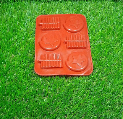 6 Cavity Silicone Mold Tray: Perfect for Chocolates, Cakes & More! - infinityexculsivestore.com