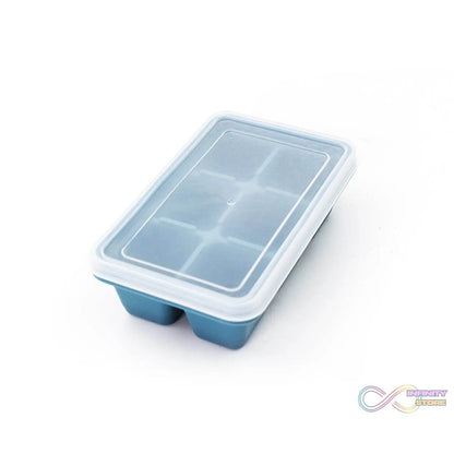 6 Grid Silicone Ice Tray used in all kinds of places like household kitchens for making ice from water and various things and all. - infinityexculsivestore.com
