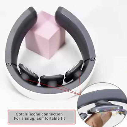 6 Heads Smart Electric Neck and Back Pulse Massager Wireless (1 Pc) - infinityexculsivestore.com