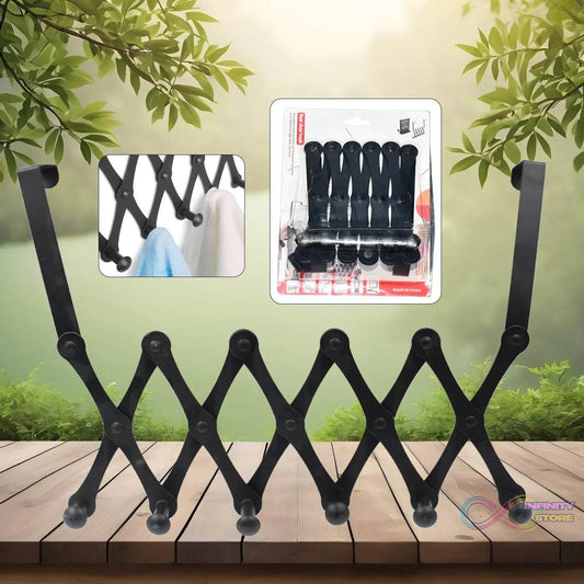 6 Hook Door Hanger, Steel Coat Rack (1 Pc) - infinityexculsivestore.com