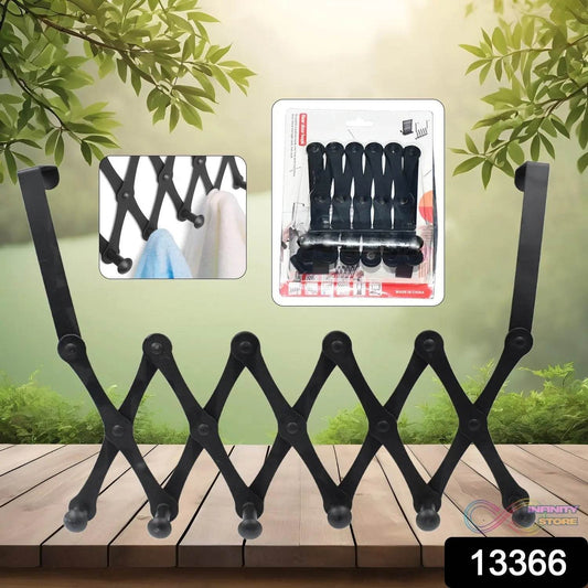 6 Hook Door Hanger, Steel Coat Rack (1 Pc) - infinityexculsivestore.com
