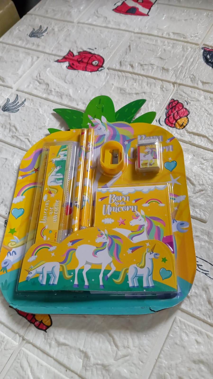 6 PC SET STATIONARY SET INCLUDING PENCIL RULER RUBBER PENCIL SHARPENER SCHOOL, OFFICE PRODUCT GIFT - infinityexculsivestore.com