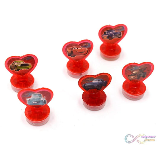 6 Pc Car Stamp Set used in all types of household places by kids and children’s for playing purposes. - infinityexculsivestore.com