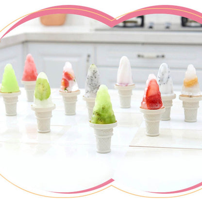6 Pc ice candy maker Ice Cream Mold used for making ice-creams in all kinds of places including restaurants and ice-cream parlours etc. - infinityexculsivestore.com