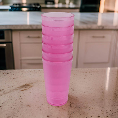 6 Pcs Large Glass used in all kinds of kitchen and official purposes for drinking water and beverages etc. - infinityexculsivestore.com