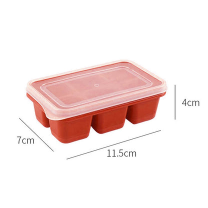 6 cavity Silicone Ice Tray used in all kinds of places like household kitchens for making ice from water and various things and all. - infinityexculsivestore.com