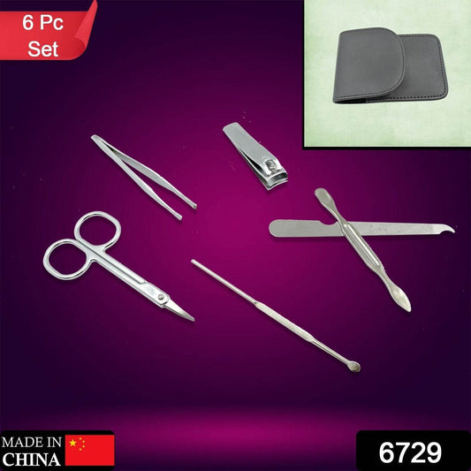 6-in-1 Professional Nail Care Kit: Clippers, Scissors & More Nail cutter (Travel or Home) - infinityexculsivestore.com