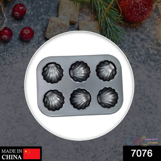 6 slot Non-Stick Muffins Cupcake Pancake Baking Molds Tray - infinityexculsivestore.com