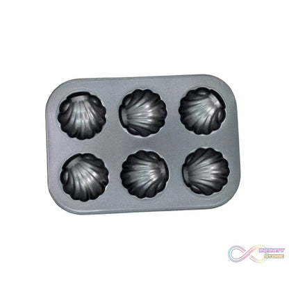 6 slot Non-Stick Muffins Cupcake Pancake Baking Molds Tray - infinityexculsivestore.com