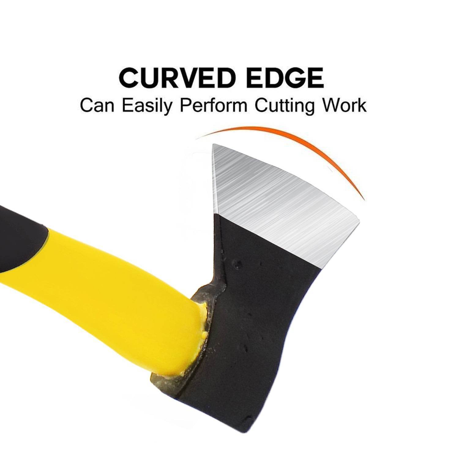 '-600g Hatchet Axe Fiberglass Body Rubberized Handle - infinityexculsivestore.com