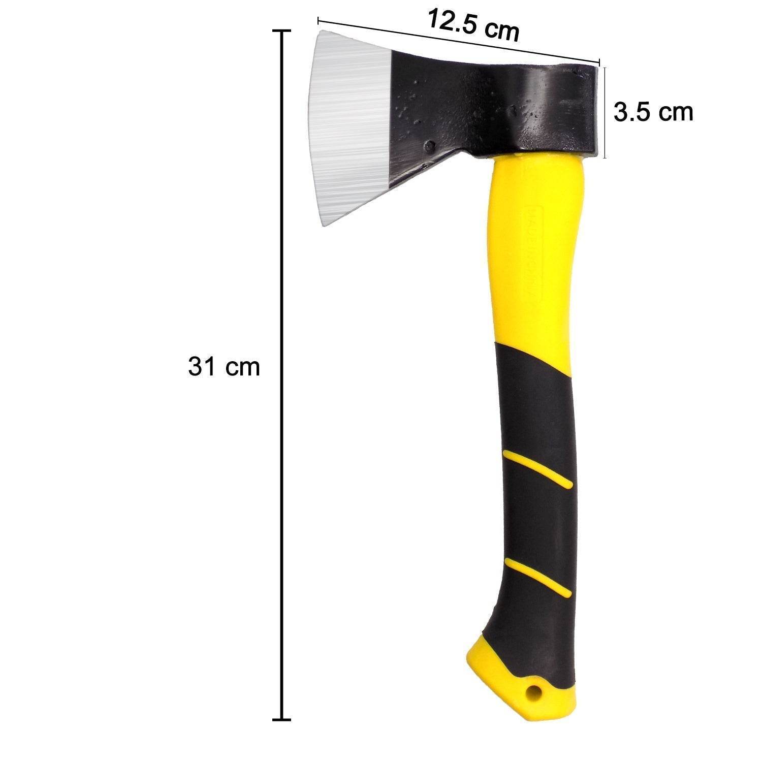 '-600g Hatchet Axe Fiberglass Body Rubberized Handle - infinityexculsivestore.com