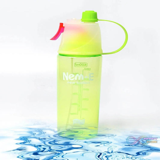 600ml BPA Free Sports Spray Water Bottle for Gym, Cycling & Hiking - infinityexculsivestore.com