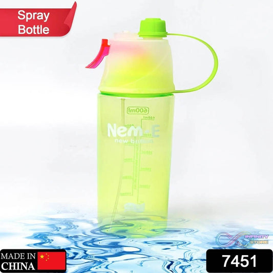 600ml BPA Free Sports Spray Water Bottle for Gym, Cycling & Hiking - infinityexculsivestore.com