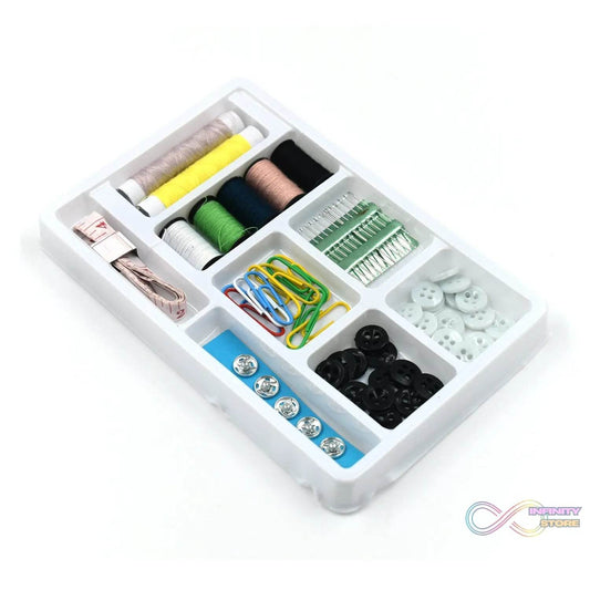 62 Pc Sewing Set used for sewing of clothes and fabrics including all home purposes. - infinityexculsivestore.com