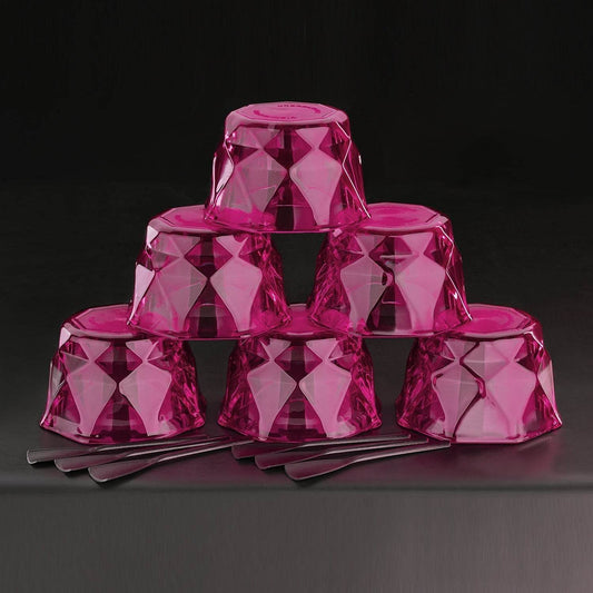 6pc Diamond shape ice cream bowl set - infinityexculsivestore.com