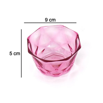 6pc Diamond shape ice cream bowl set - infinityexculsivestore.com