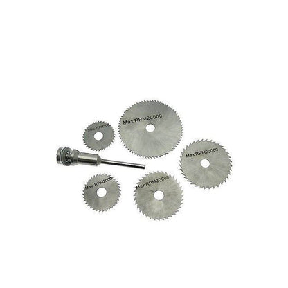6pcs Metal HSS Circular Saw Blade Set Cutting Discs for Rotary Tool - infinityexculsivestore.com