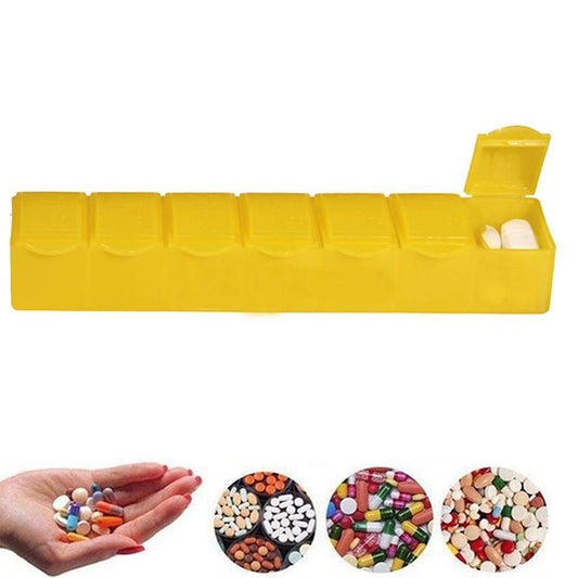 7 Days Pill Box with 7 Compartments - infinityexculsivestore.com