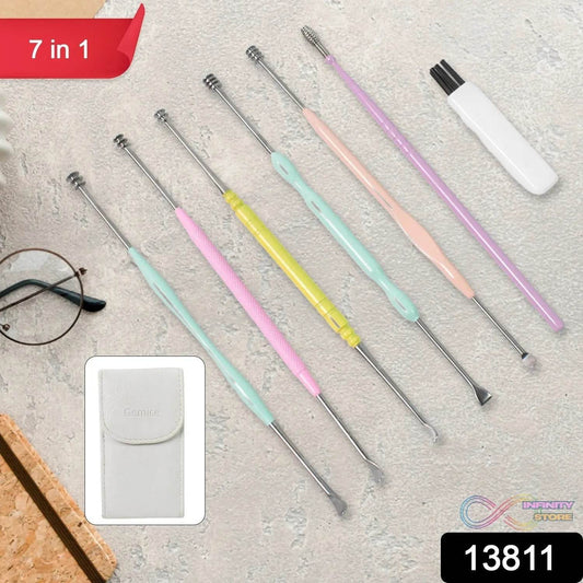 7 Pcs Earwax Removal Kit | Ear Cleansing Tool Set - infinityexculsivestore.com