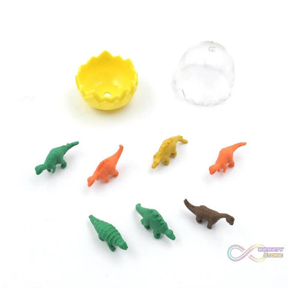 7 Piece Dinosaur Shaped Erasers for Kids - Animal Erasers, 3D Puzzle - infinityexculsivestore.com