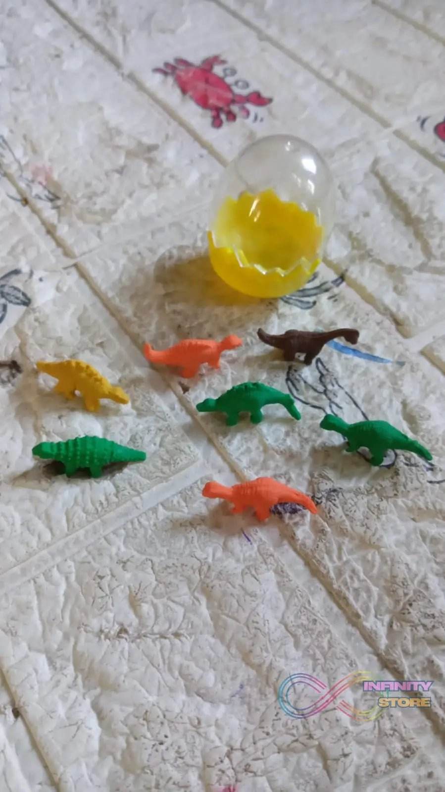 7 Piece Dinosaur Shaped Erasers for Kids - Animal Erasers, 3D Puzzle - infinityexculsivestore.com