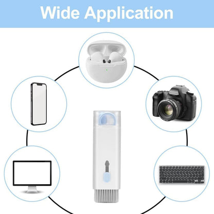 7 in 1 Electronic Cleaner kit, Cleaning Kit for Monitor Keyboard Airpods, Screen Dust Brush Including Soft Sweep, Swipe, Airpod Cleaner Pen, Key Puller and Spray Bottle 02 - infinityexculsivestore.com