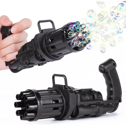 8-Hole battery operated Bubbles Gun Toys for Boys and Girls - infinityexculsivestore.com