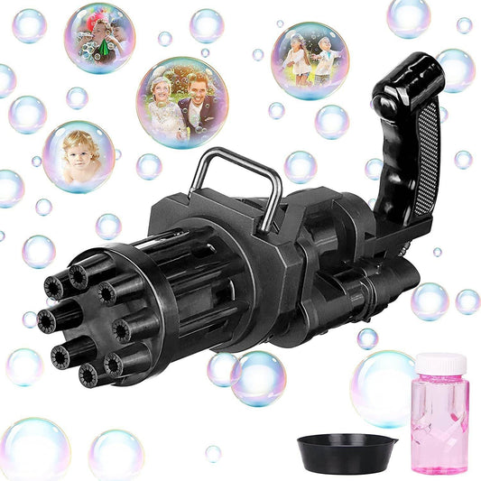 8-Hole battery operated Bubbles Gun Toys for Boys and Girls - infinityexculsivestore.com