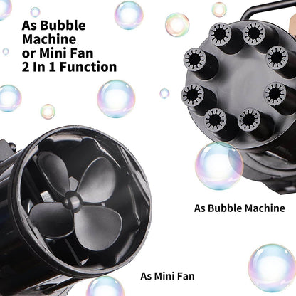 8-Hole battery operated Bubbles Gun Toys for Boys and Girls - infinityexculsivestore.com