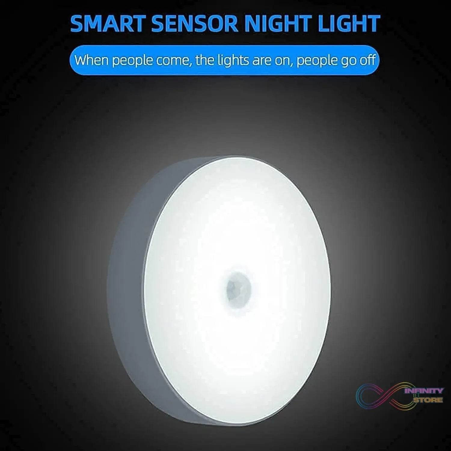 8 LED Night Lights With USB Charging & Double-Sided Adhesive Pads (1 Pc) - infinityexculsivestore.com