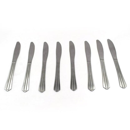 8 Pieces Dinner Knife Cutlery Set Used for Salad sandwich and Portable to be Taken for Outing or Picnic - infinityexculsivestore.com