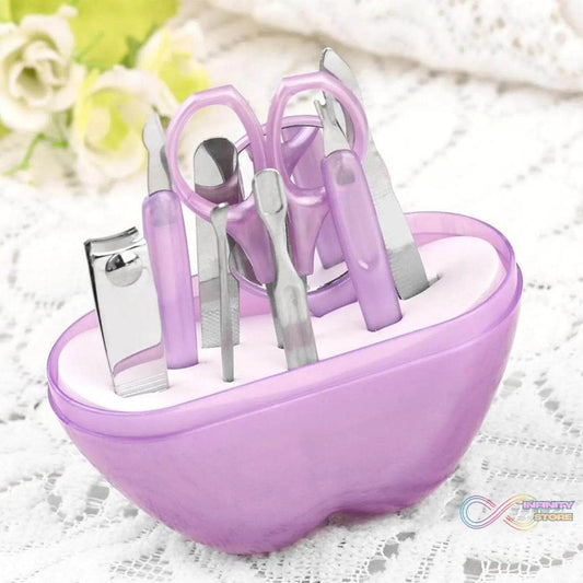 8 in 1 Apple Shape Manicure Set - infinityexculsivestore.com