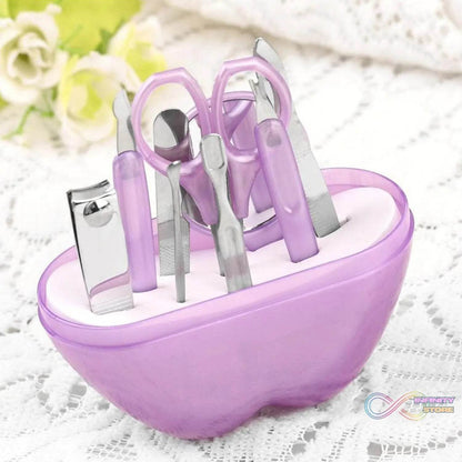 8 in 1 Apple Shape Manicure Set - infinityexculsivestore.com